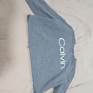 Calvin Klein Collection Blue Sweatshirt